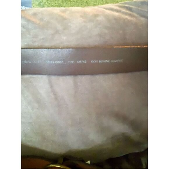 Levi’s Lot of 2 Brown & Black Leather Belt sz 42 EUC - Picture 6 of 7